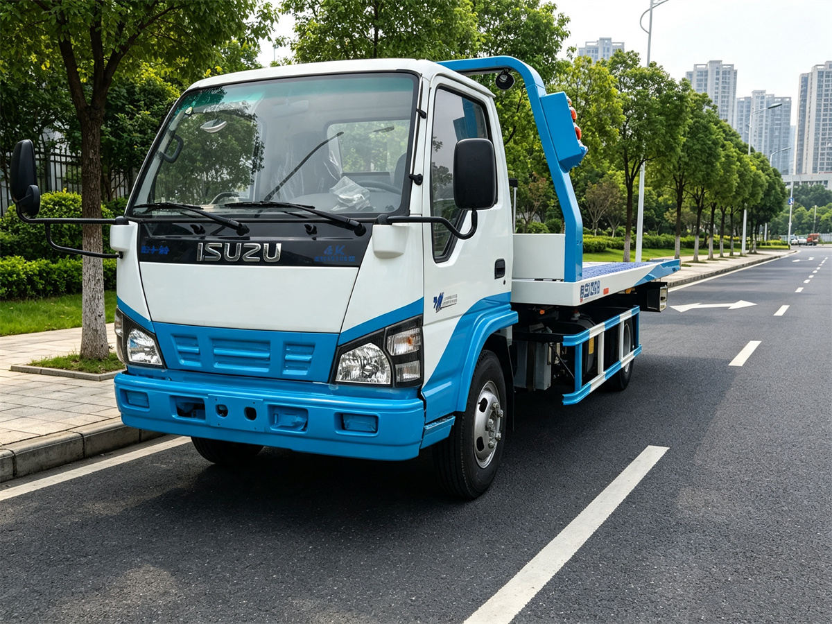 ISUZU 5 Ton Carrier Towing Truck Left ISUZU 5 Ton Carrier Towing Truck Left