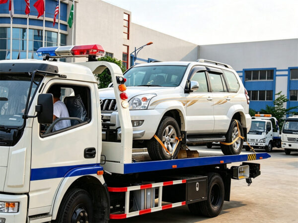 ISUZU 5 Ton Carrier Towing Truck Working