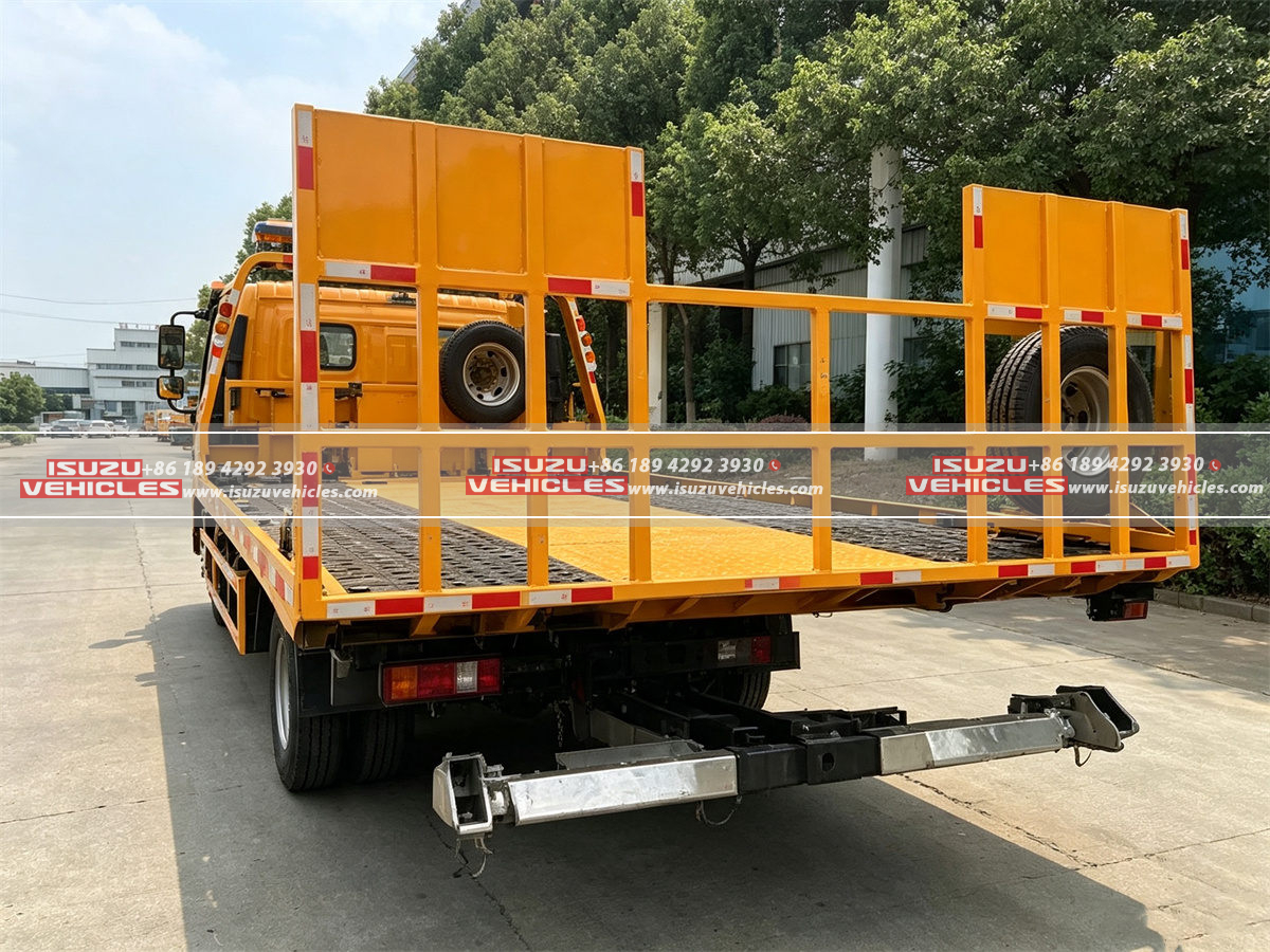 ISUZU 5 Ton Flatbed Recovery Truck Back ISUZU 5 Ton Flatbed Recovery Truck Back