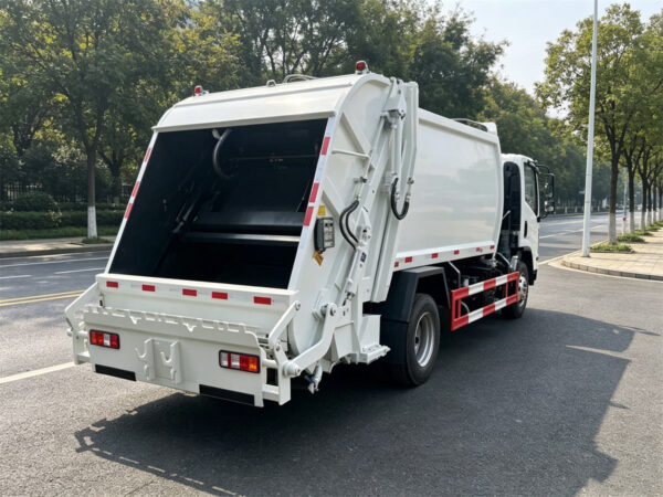 ISUZU 6 CBM Compactor Garbage Truck Back Left