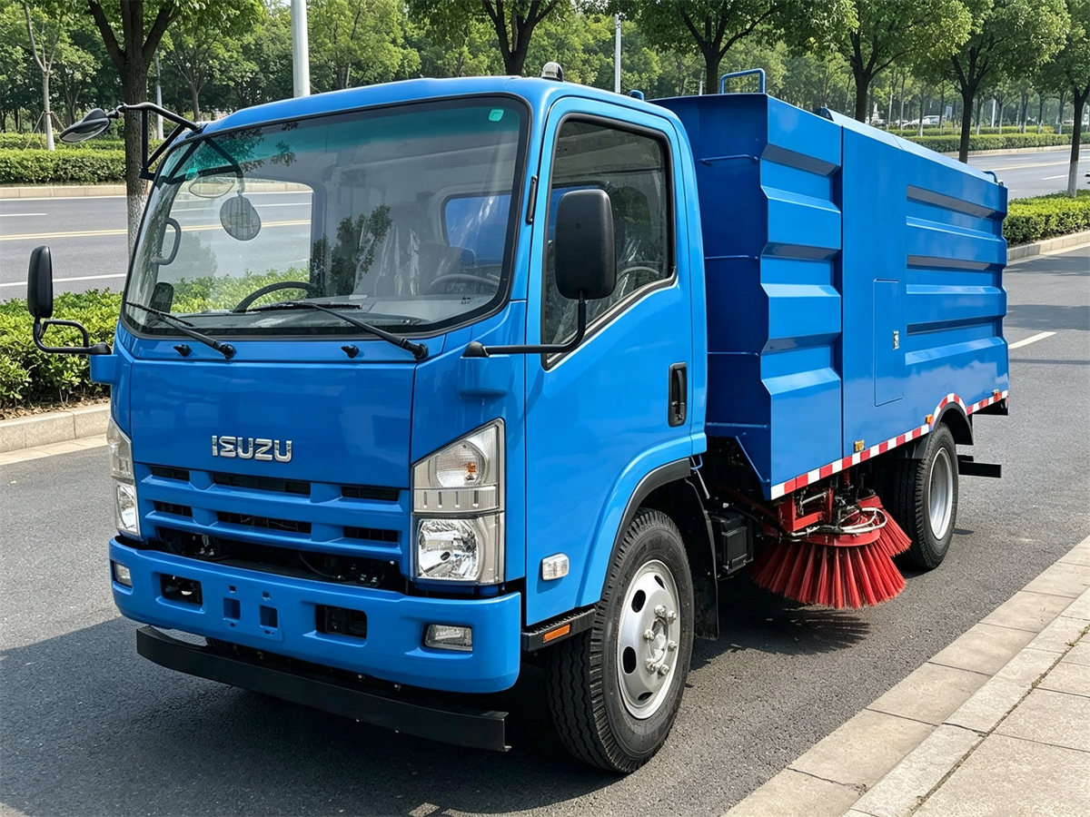 ISUZU 6 CBM Pressure Wash Sweeper Truck ISUZU 6 CBM Pressure Wash Sweeper Truck