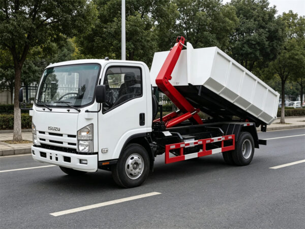 ISUZU 6 Ton Hook Loader Garbage Truck