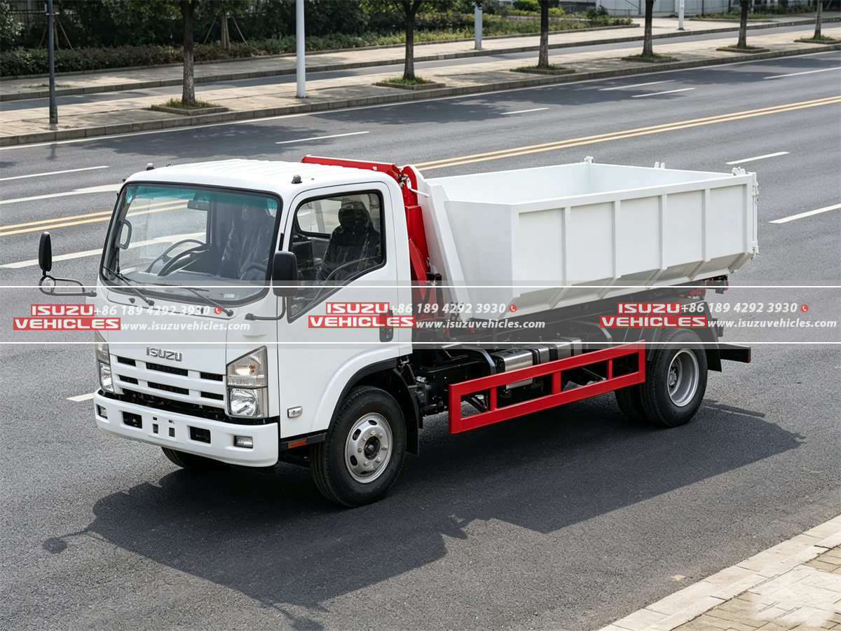 ISUZU 6 Ton Hook Loader Garbage Truck Body ISUZU 6 Ton Hook Loader Garbage Truck Body