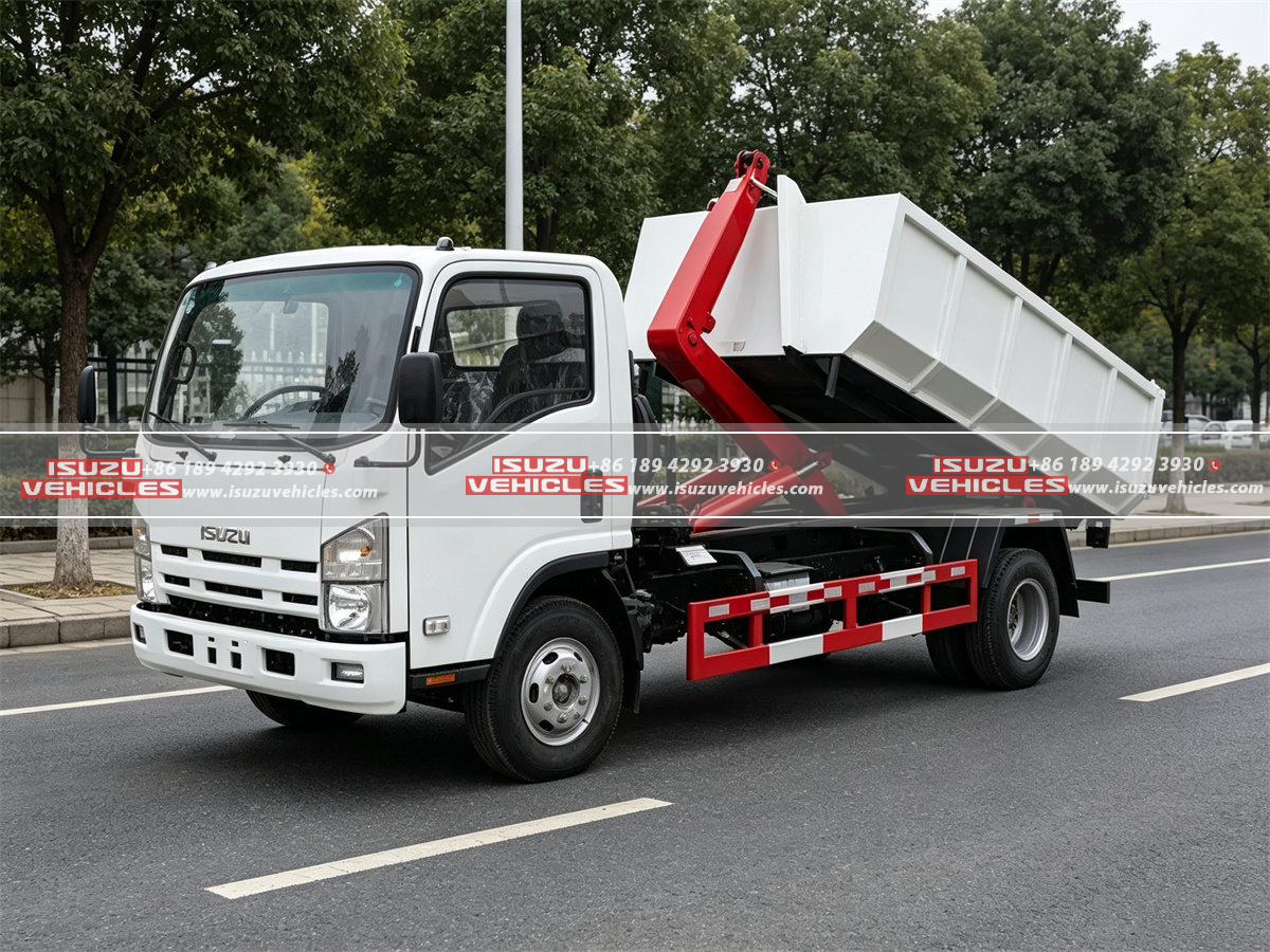 ISUZU 6 Ton Hook Loader Garbage Truck ISUZU 6 Ton Hook Loader Garbage Truck