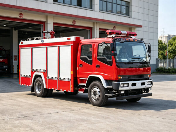 ISUZU 6000L Water Fire Truck Left