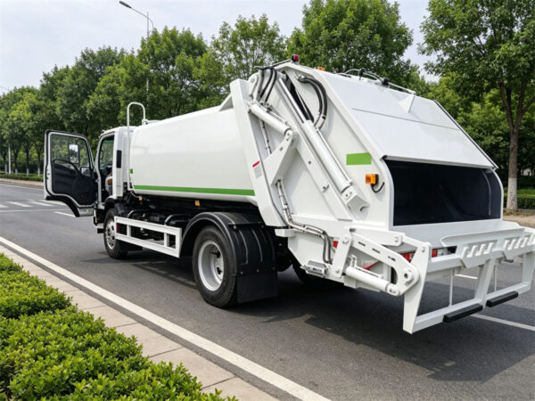 ISUZU 8 CBM Compactor Garbage Truck Bacl