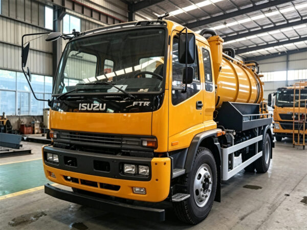 ISUZU 8000L Combined Jetting Vacuum Truck Left