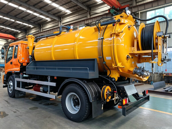 ISUZU 8000L Combined Jetting Vacuum Truck Right