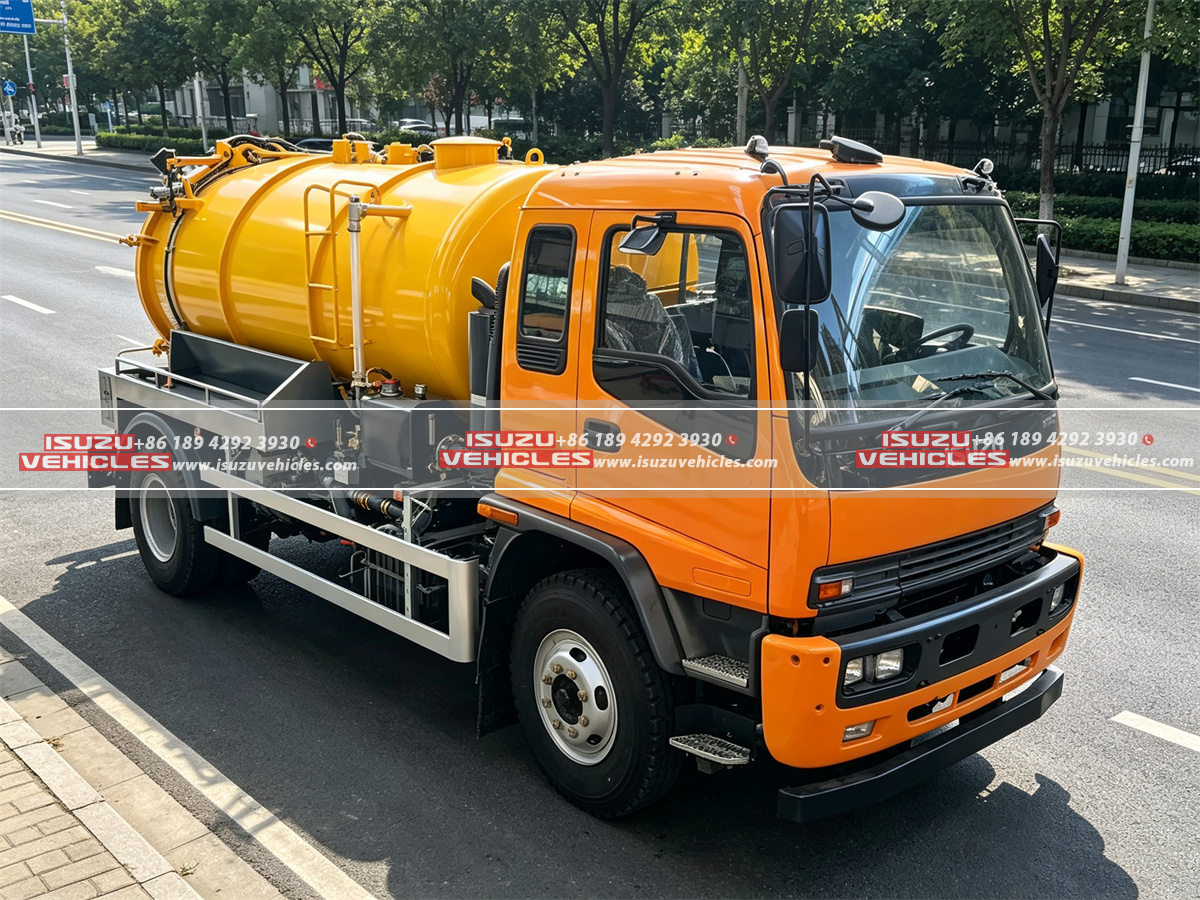 ISUZU 8000L Combined Jetting Vacuum Truck ISUZU 8000L Combined Jetting Vacuum Truck