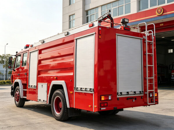 ISUZU 8000L Water Fire Truck Rear
