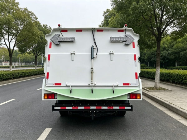 ISUZU 9 CBM Sweeper Truck Rear View