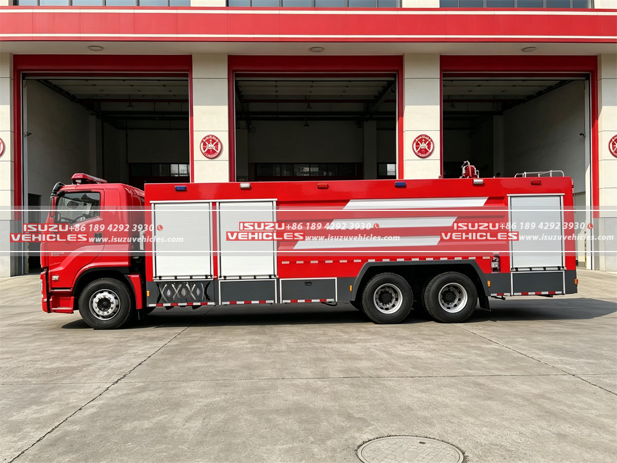 ISUZU GIGA Water Foam Fire Truck Body ISUZU GIGA Water Foam Fire Truck Body