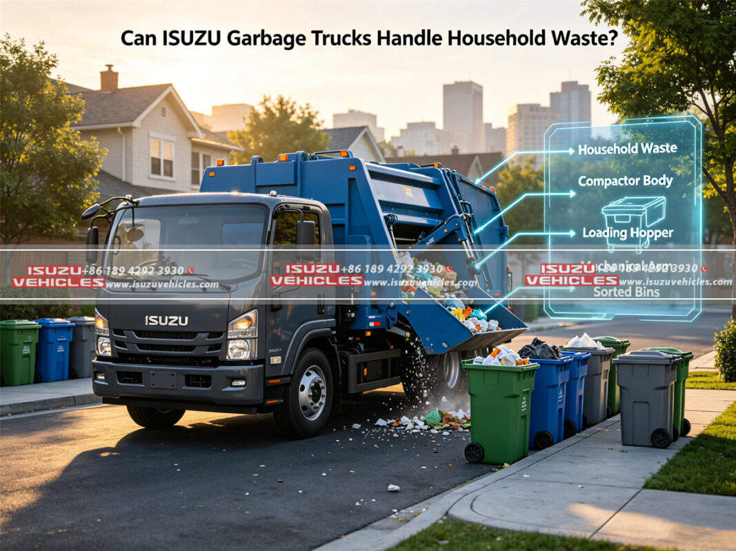 Can ISUZU Garbage Trucks Handle Household Waste