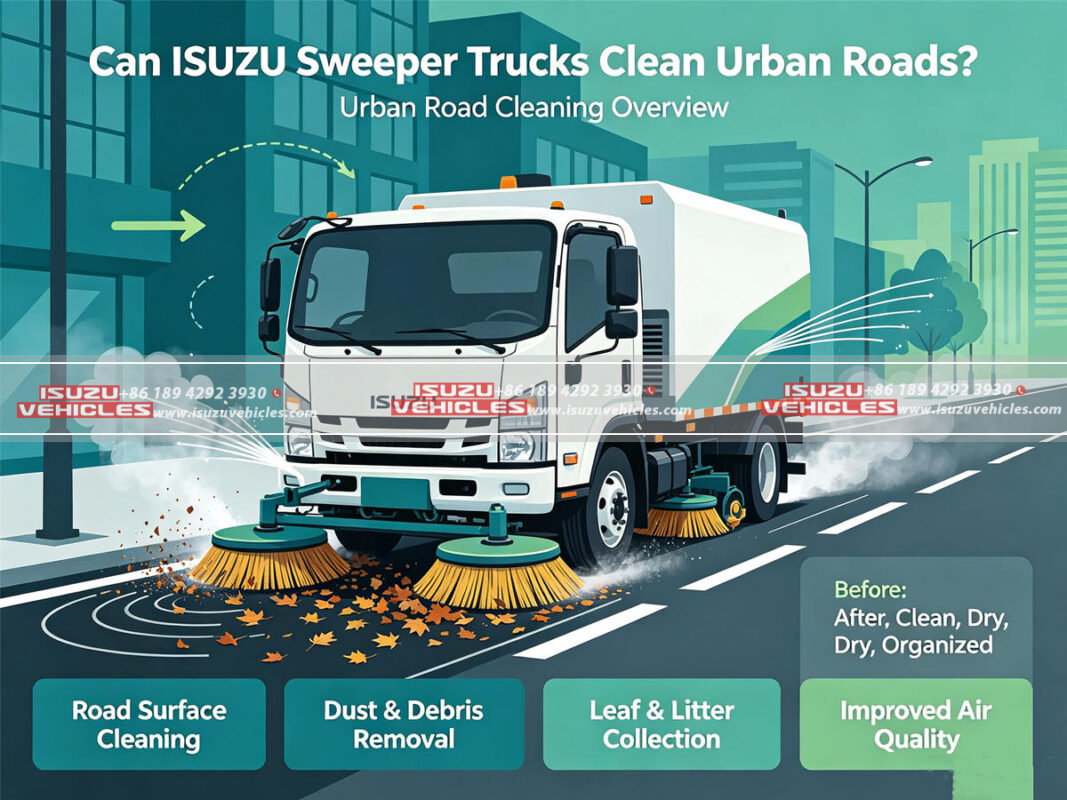 Can ISUZU Sweeper Trucks Clean Urban Roads?