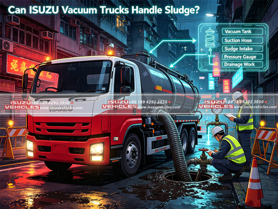 Can ISUZU Vacuum Trucks Handle Sludge