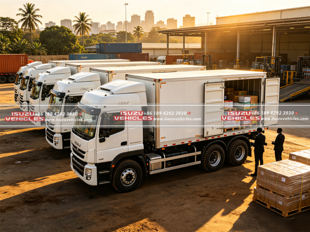 Ghana Expands Fleet with New ISUZU Van Trucks