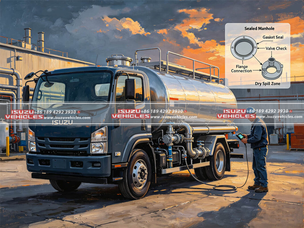 How Does ISUZU Tanker Truck Prevent Leakage