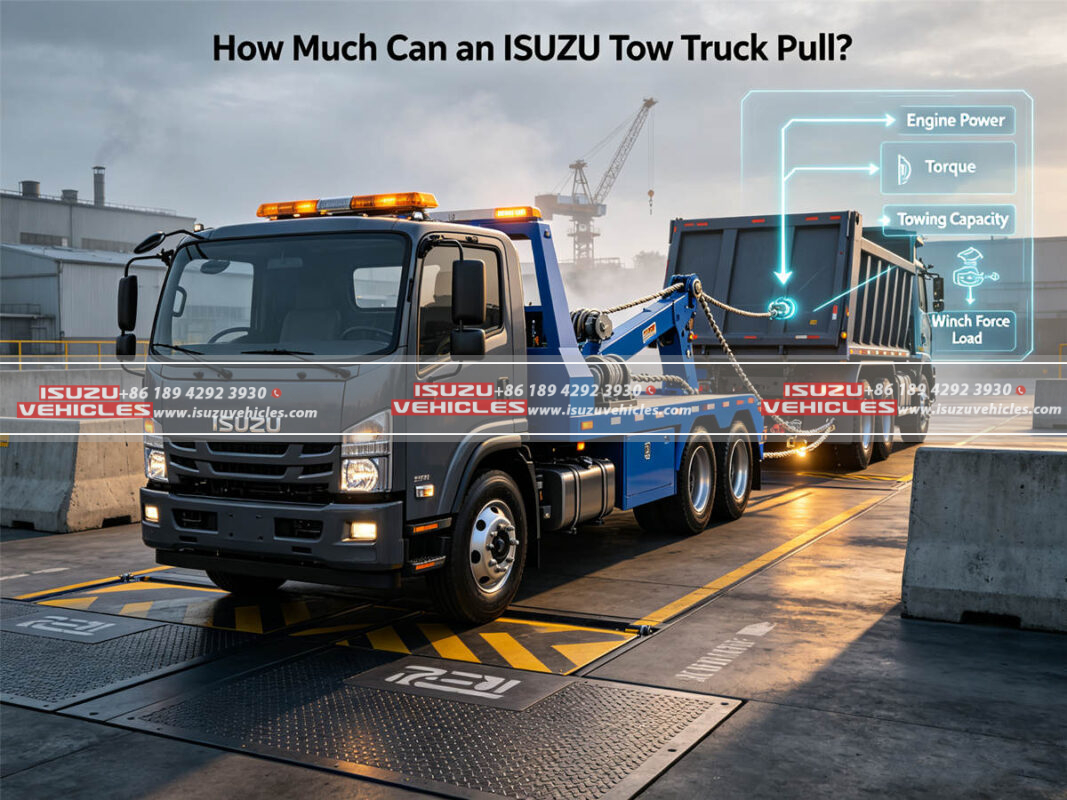 How Much Can an ISUZU Tow Truck Pull?