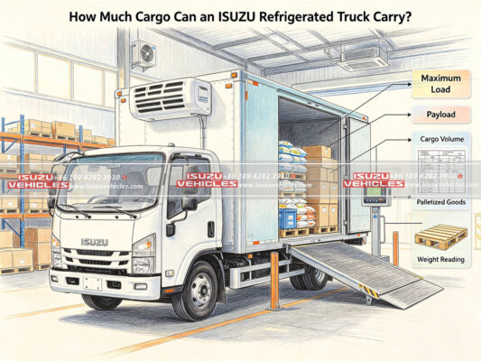 How Much Cargo Can an ISUZU Refrigerated Truck Carry?