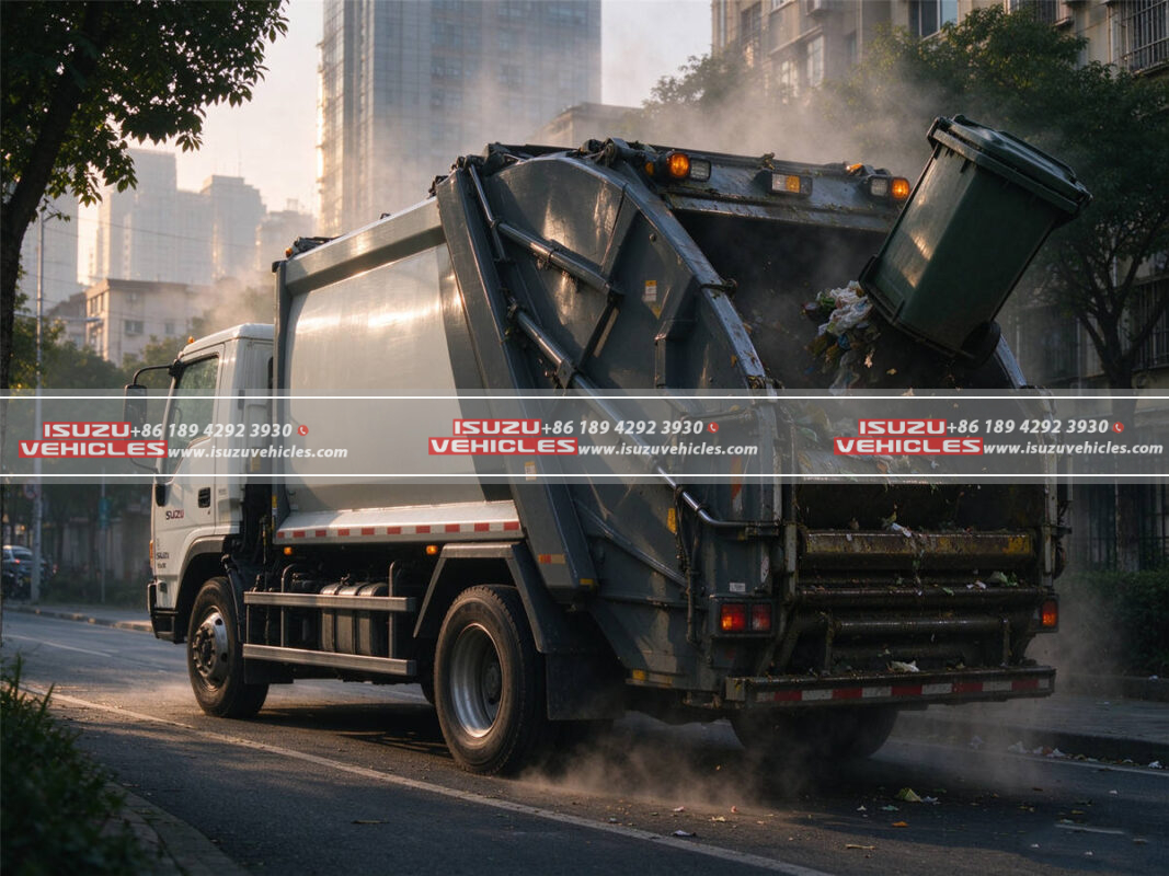 How Much Garbage Can an ISUZU Garbage Truck Carry?