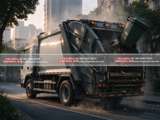 How Much Garbage Can an ISUZU Garbage Truck Carry?