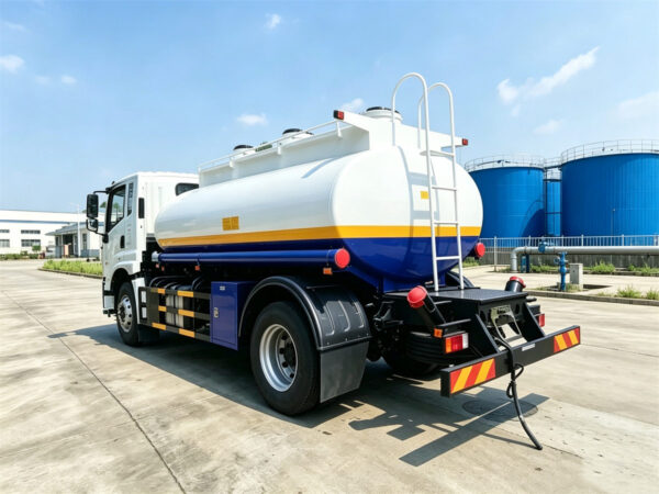 ISUZU 10 CBM Water Tank Truck Rear Side (2)