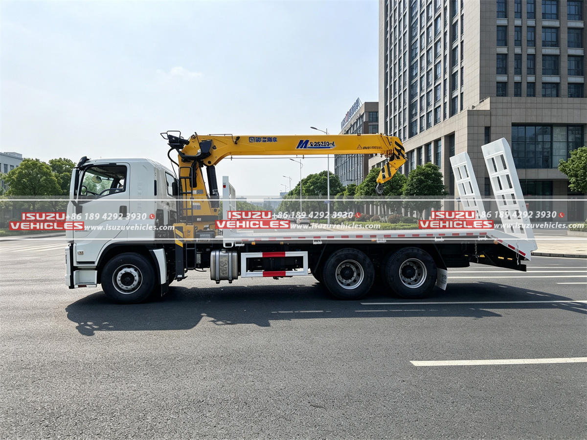 ISUZU 10 Ton Mounted Crane Boom Truck Body ISUZU 10 Ton Mounted Crane Boom Truck Body