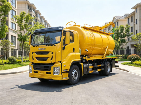 ISUZU 12 CBM High Pressure Vacuum Cleaner Truck