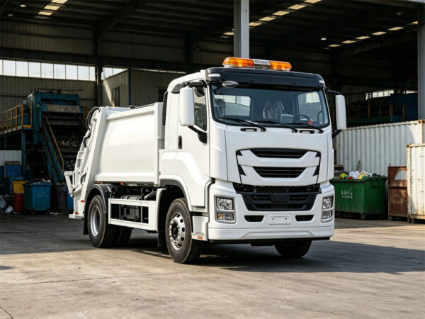 ISUZU 12 CBM Rear Compactor Garbage Truck Left
