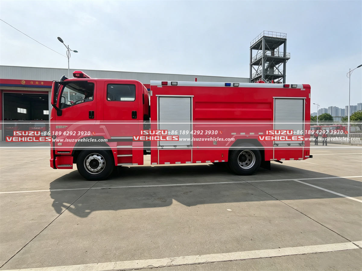 ISUZU 3000L Water Foam Fire Truck Body ISUZU 3000L Water Foam Fire Truck Body