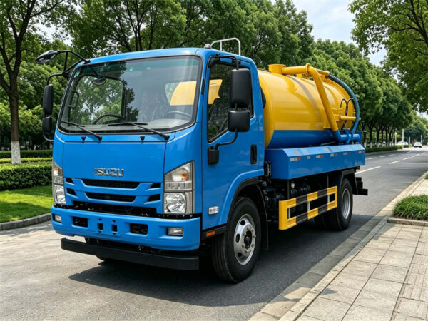 ISUZU 6 CBM Sewage Vacuum Cleaner Truck