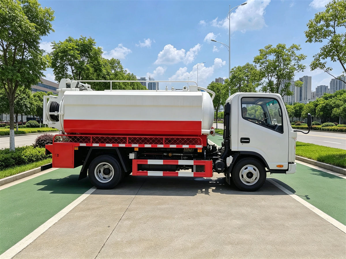 ISUZU 6 CBM Vacuum Jetting Truck Body ISUZU 6 CBM Vacuum Jetting Truck Body