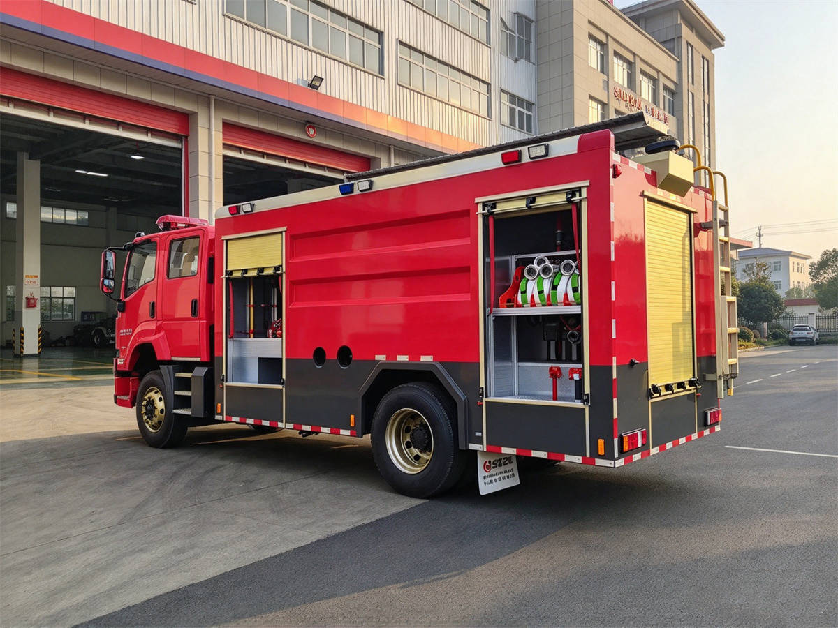 ISUZU 8000L Water Foam Firefighting Truck Body ISUZU 8000L Water Foam Firefighting Truck Body
