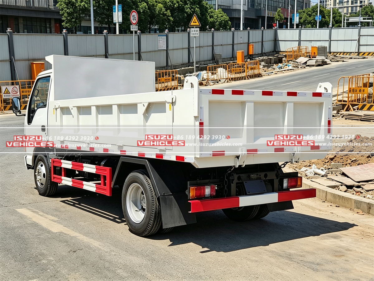 ISUZU Light Duty Dump Truck Left Back ISUZU Light Duty Dump Truck Left Back