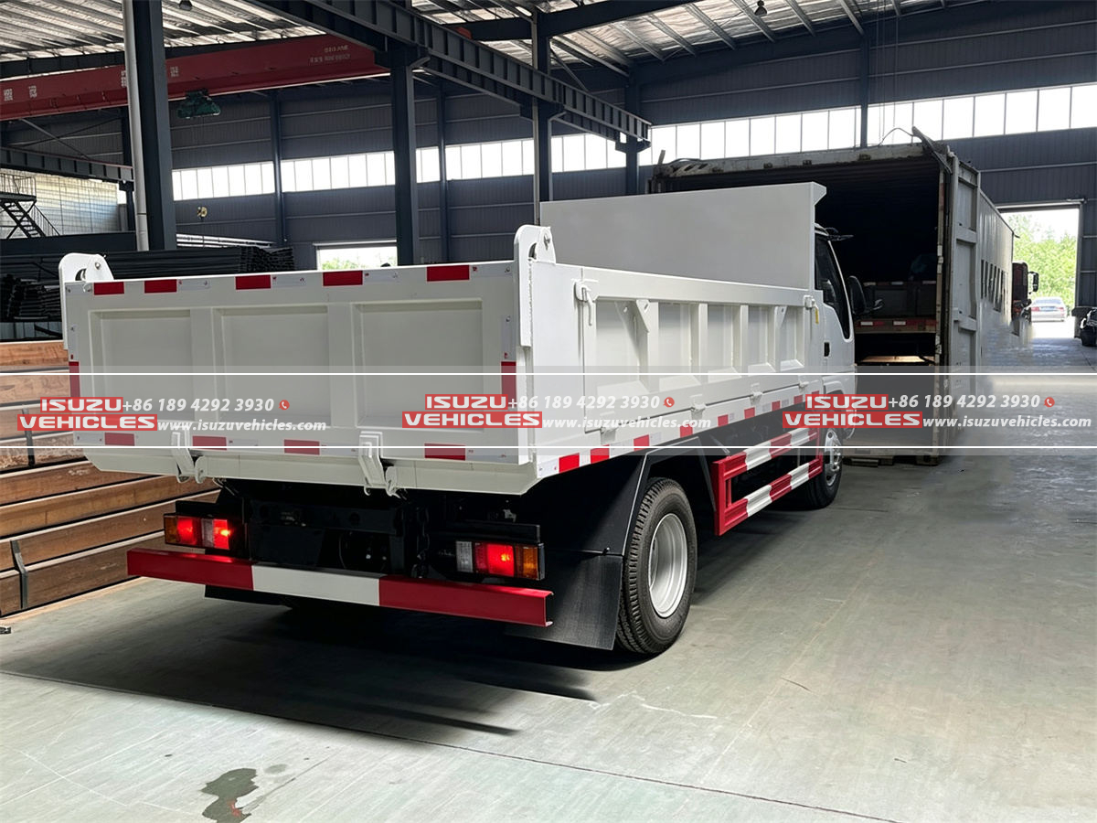 ISUZU Light Duty Dump Truck Right Back ISUZU Light Duty Dump Truck Right Back