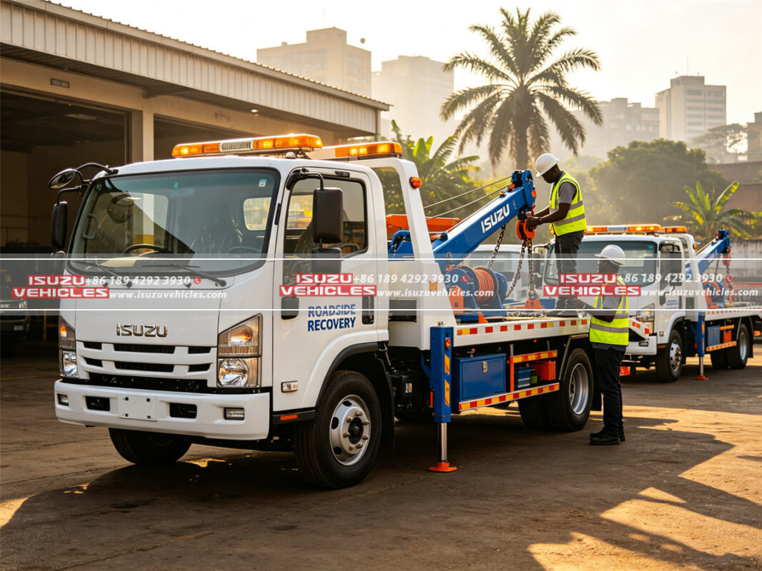 ISUZU Tow Trucks Delivered to Uganda for Roadside Recovery