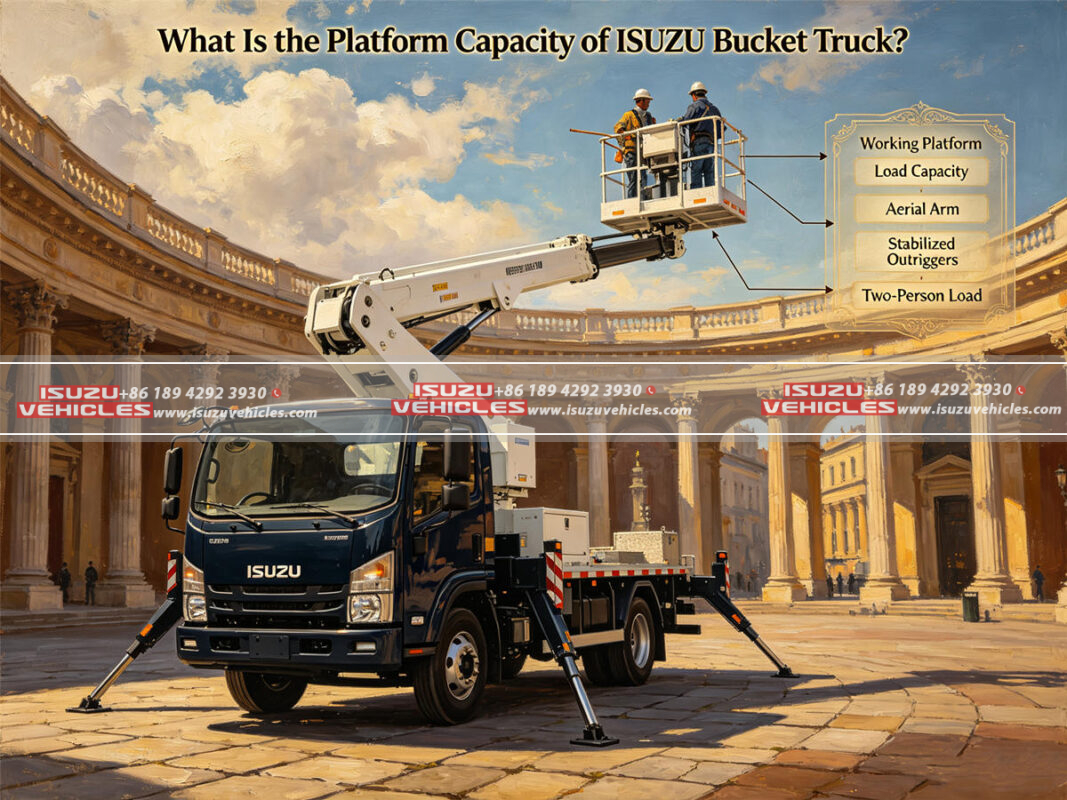 What Is the Platform Capacity of ISUZU Bucket Truck