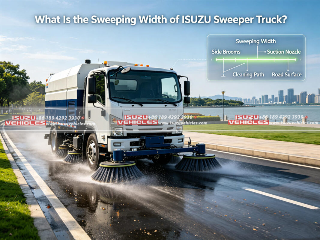What Is the Sweeping Width of ISUZU Sweeper Truck?