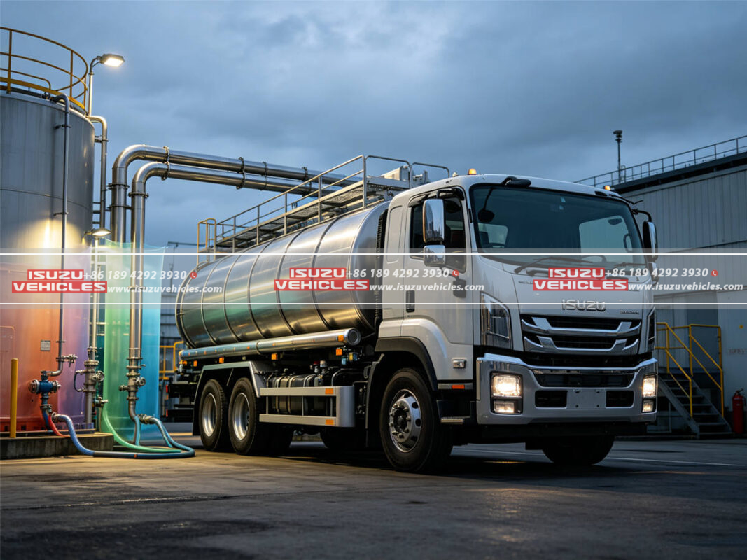What Liquids Can an ISUZU Tanker Truck Carry Safely