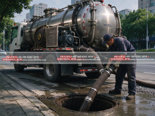 What Pump Does an ISUZU Vacuum Truck Use?