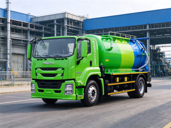 ISUZU 10 CBM Industrial Vacuum Sewer Truck