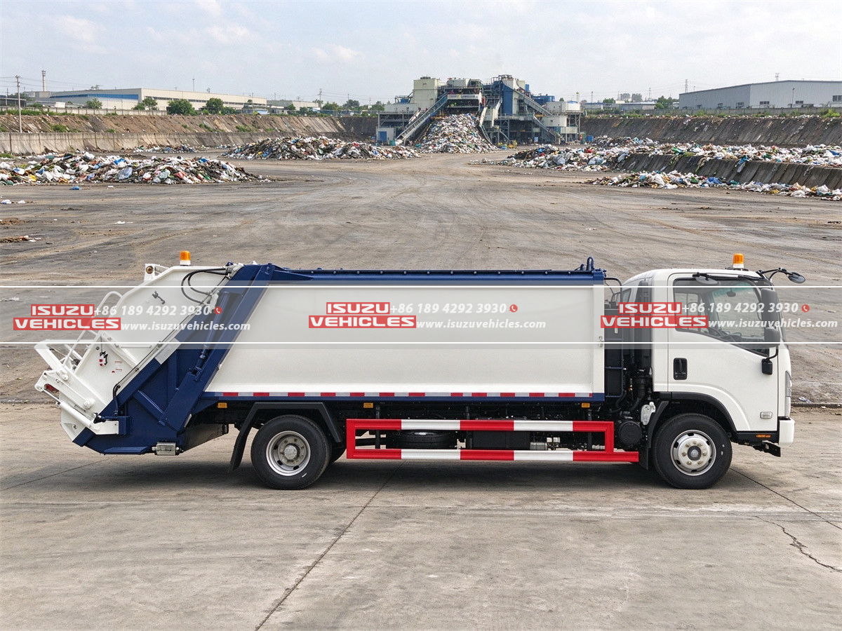 ISUZU 10 CBM Rear Compactor Garbage Truck Body ISUZU 10 CBM Rear Compactor Garbage Truck Body