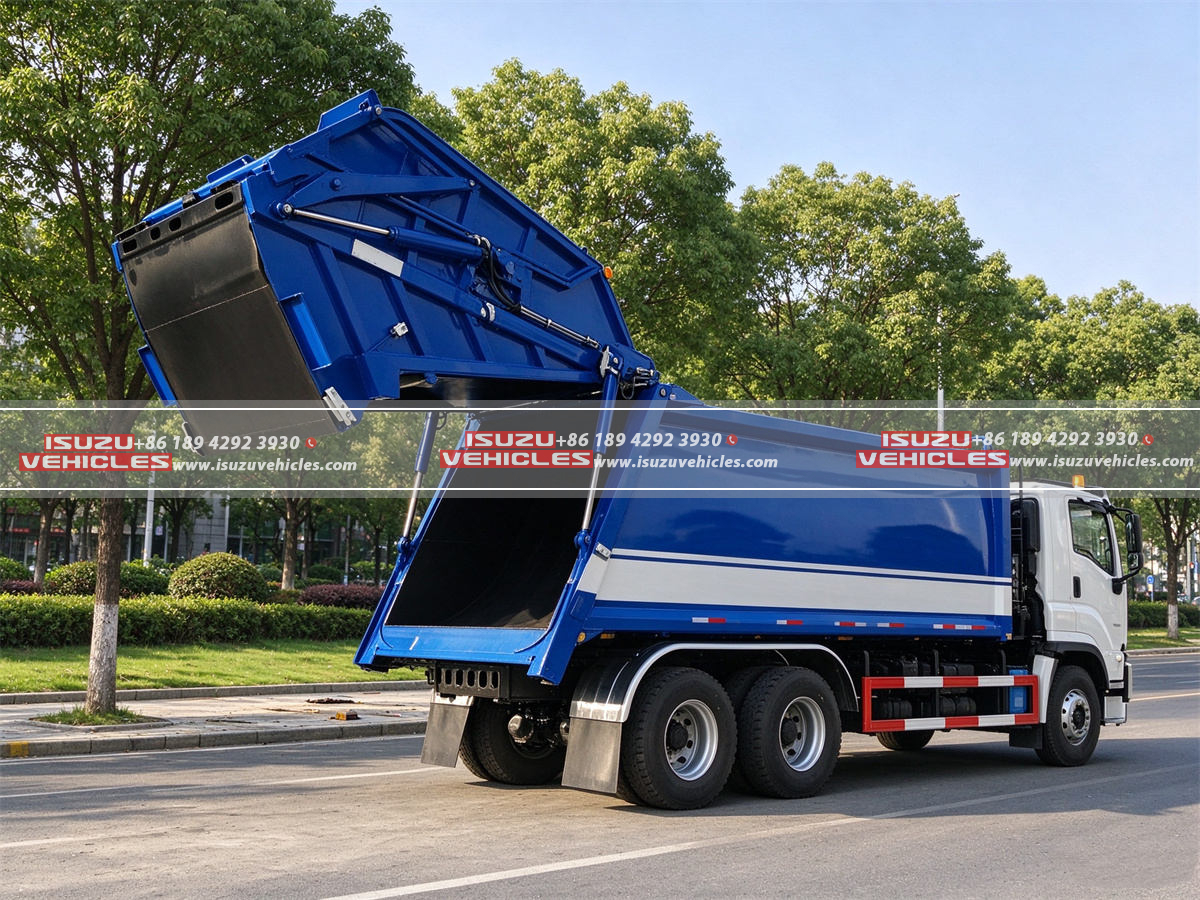 ISUZU 10 CBM Rear Loader Garbage Truck Body ISUZU 10 CBM Rear Loader Garbage Truck Body