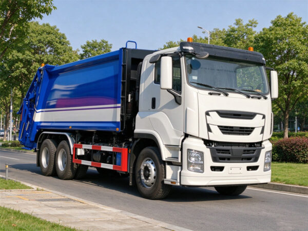 ISUZU 10 CBM Rear Loader Garbage Truck Left