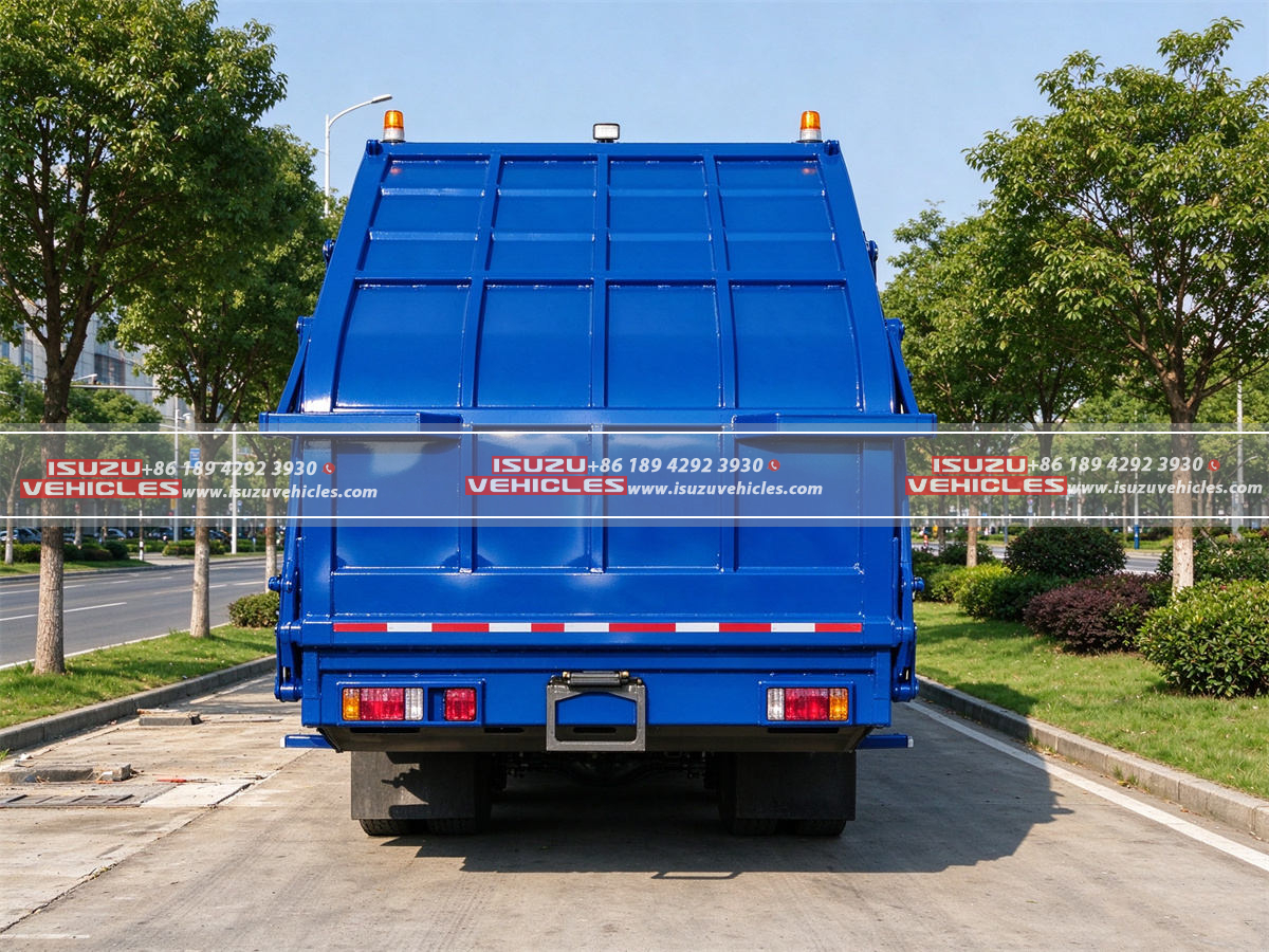 ISUZU 10 CBM Rear Loader Garbage Truck Rear ISUZU 10 CBM Rear Loader Garbage Truck Rear
