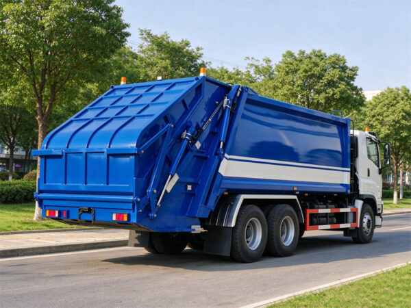 ISUZU 10 CBM Rear Loader Garbage Truck Side Body