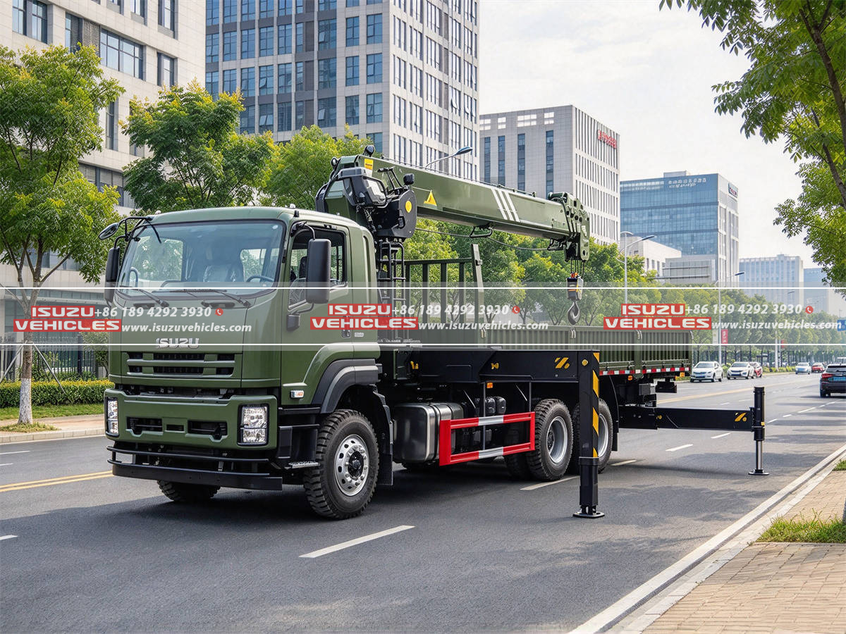 ISUZU 14 Ton Cargo Crane Truck ISUZU 14 Ton Cargo Crane Truck