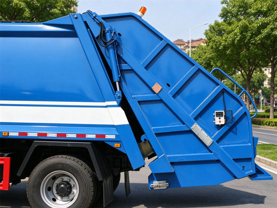 ISUZU 16 CBM Compactor Garbage Truck Rear Details