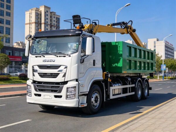ISUZU 18 Ton Hook Loader Knuckle Crane Truck
