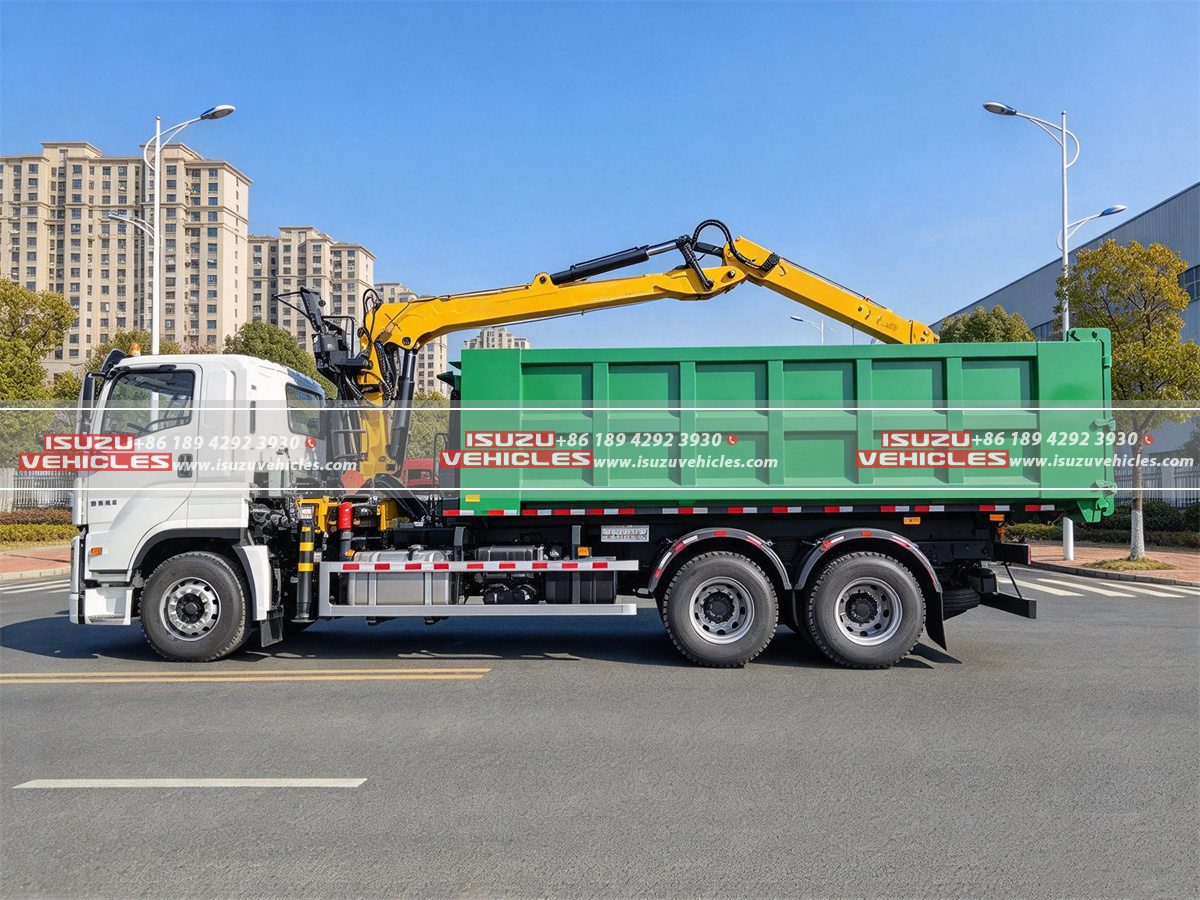 ISUZU 18 Ton Hook Loader Knuckle Crane Truck Body ISUZU 18 Ton Hook Loader Knuckle Crane Truck Body